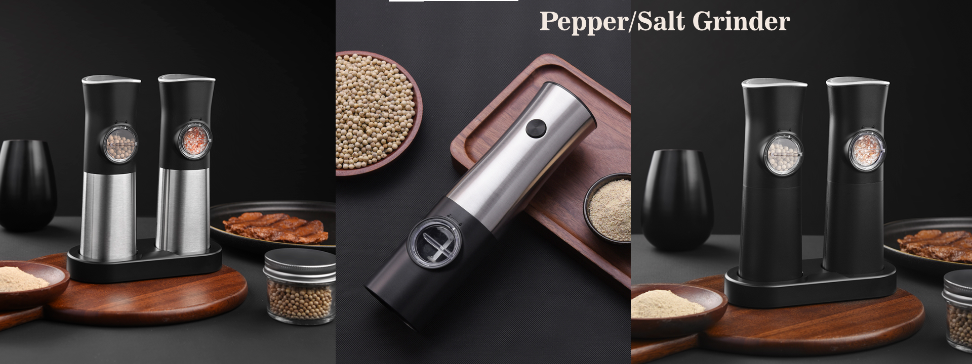 Pepper and Salt Grinders